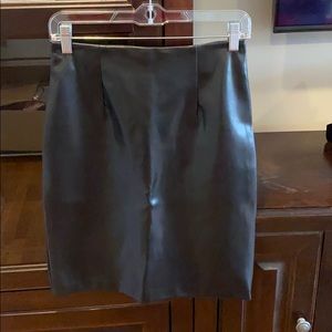 Allen by ABS Faux Leather Skirt